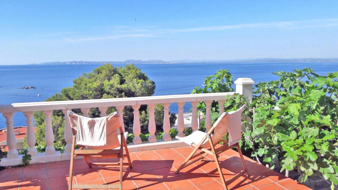 Breathtaking Costabrava Seaview Apartment 5M Beach - Casa Artevida Росес Екстер'єр фото